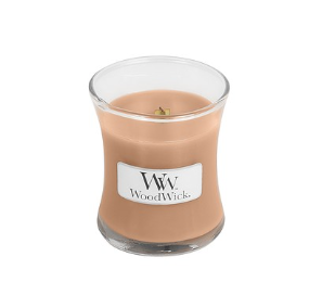 Woodwick Golden Milk - Kaars - Beige - Rond