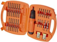 Black+Decker 54-delige schroevendraaierset incl. electr. schroevendraaier & 4 penlite batterijen