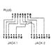 ACT TS1025 RJ-45 male - 2x RJ-45 female T568A - T568B 10Base-T Wit