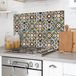 Aluminium Crearreda Aluminium Keuken Achterwand Spatscherm Kookplaat Paneel Tegel Mozaiek Azulejos 48 x 72 cm