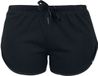 R.E.D. by EMP R.E.D. Rock-Engineered Design zwarte shorts met labelpatch en metalen detail - Dames - XL