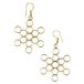 Ruben Robijn Boucles d'oreilles laiton - couleur or model1