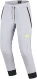 Alpinestars Aeroshell Motorfiets textiel broek - Grijs/neon Geel - 3XL