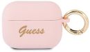 Guess Silicone Vintage Script Serie - Rose Coque AirPods Pro