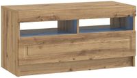 vidaXL TV-meubel Artisanaal eiken Bewerkt hout