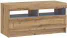 vidaXL TV-meubel Artisanaal eiken Bewerkt hout