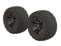 Horizon DBOOTS 'Fortress' Tire Set Glued (Red) (2pcs)