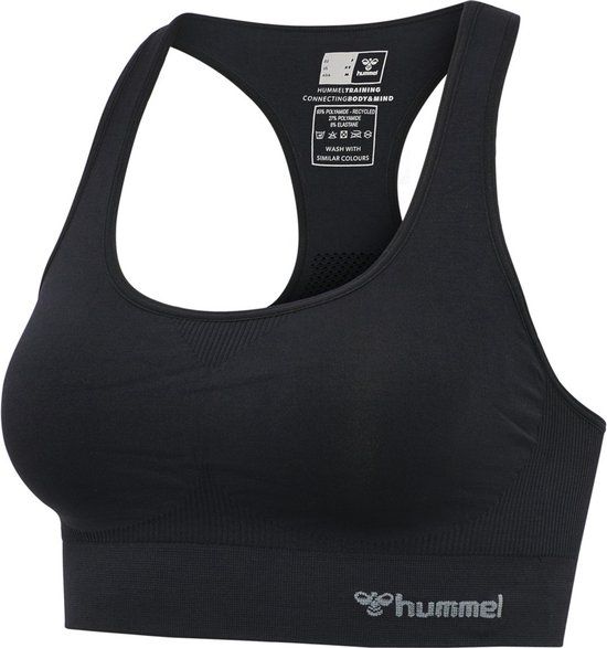 Hummel Damen Sport Top Hmltif Seamless Sports Top Black - XL