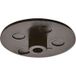 Häfele Cache pour Minifix 15 sans bordure de protection plastique six pans creux SW4, noir - RAL 9005