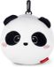Legami - Reiskussen met nachtmasker, panda, ritssluiting, ruimtebesparend, haak voor gemakkelijk transport, klein zakje aan de achterkant, 16 x 16 cm