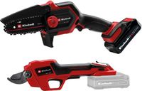 Einhell Mini tronçonneuse sans fil GP-PS 18/20 Li BL Solo + Einhell Sécateur sans fil GE-LS 18 Li Solo