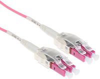 ACT 1 meter Multimode 50/125 OM4 Polarity Twist patchkabel met LC connectoren