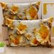 PETTI Artigiani Italiani - Paar kussenslopen 50 x 70 cm van microvezel, decoratief kussen voor slaapkamer, bank, woonkamer, set van 2 kussenslopen, bloemenpatroon 06/17, 100% Made in Italy