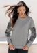 MADELEINE Sweatshirt Sweatshirt grijs gemêl. / zwart