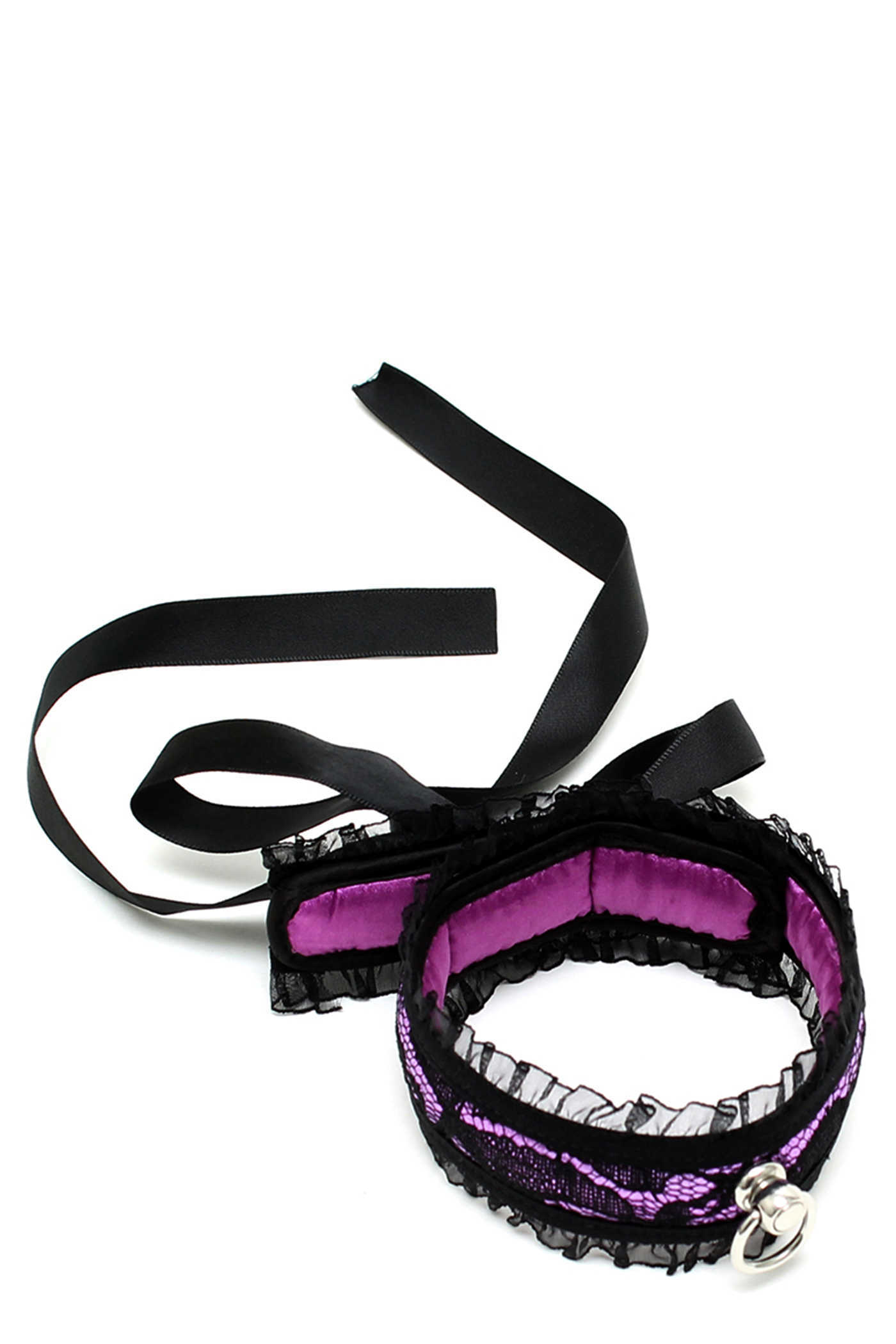 Bondage Play Halsband Satin Look Collar