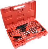 Wiltec jeu d'outils pour le retrait et l'installation d'airbags dans les véhicules, incluant 11 outils et 1 embout, emballé dans une mallette.
