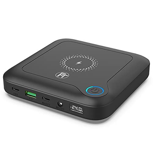 FeinTech PLG02400 Powerbank - 88Wh 24000mAh - Draadloos Opladen