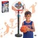 Woopie Set de basket-ball Jeu d'adresse avec 93cm