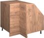Vicco Rion Kast voor schuine wand Hoekkast – 75.6 x 81.6 cm met 1 deur, kastromp 60 cm diepte Krachtige eik goud
