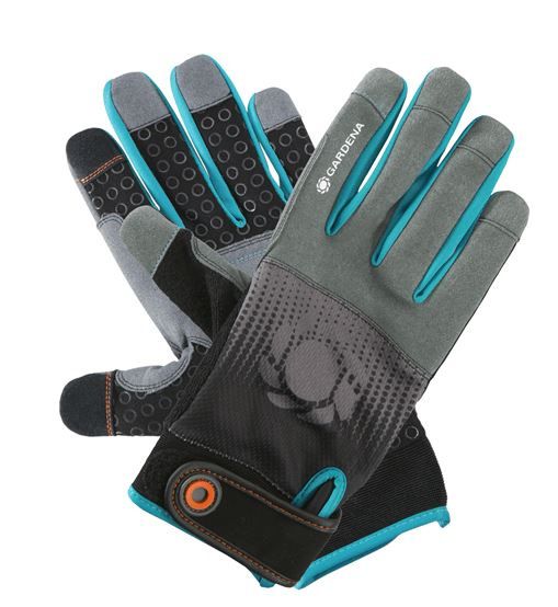 Gardena werkhandschoenen polyester/nylon zwart/grijs - 4078500051859