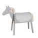 roba Accessoireset voor buitenspeelpaard 'roba Style' – Deken & halster voor voltige paard – Voor kinderen vanaf 3 jaar – Makkelijk afneembare microfiber – Grijs