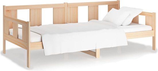 vidaXL Slaapbank massief grenenhout 90x190 cm