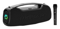 N-GEAR NRG500 Bluetooth Party Speaker - Black - IPX5 Waterproof with Mic
