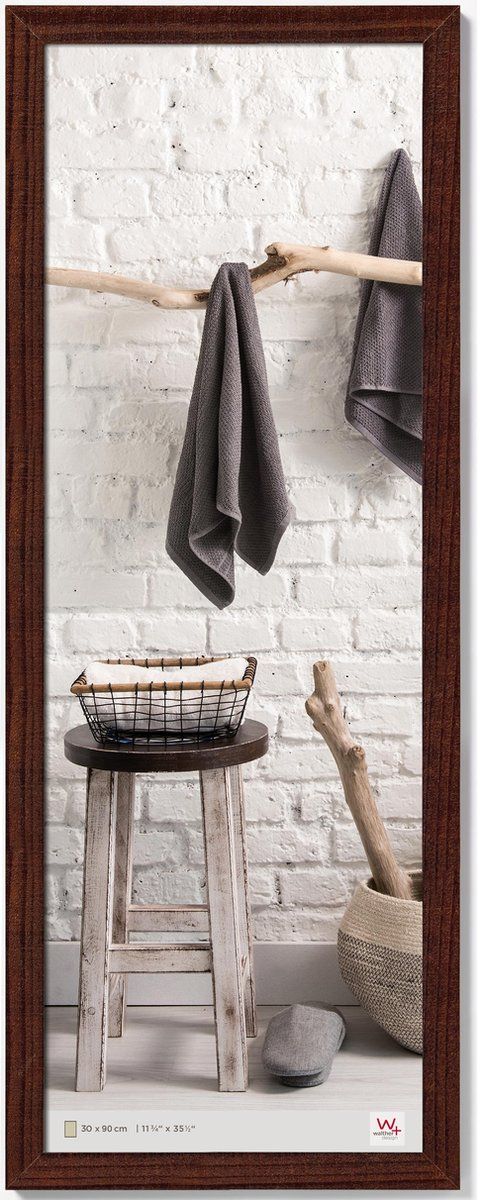 Walther Home Fotolijst - Fotoformaat 60x90 cm - walnoot - EAN: 4004122267439