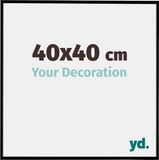 yd. Your Decoration Fotolijst 40x40 cm Kunststof Zwart Mat Evry
