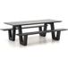 Bellagio tuinmeubelen Bellagio Cavoli picknicktafel 220x86x74cm