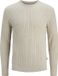 JACK & JONES JJEEMIL KNIT CABLE CREW NECK NOOS Heren Trui