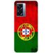 Oppo Siliconen hoesje compatibel met Oppo A77 5G, Oppo A57 4G, Oppo A57 5G Portugese vlag