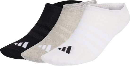 adidas 3 pairs of THIN&LIGHT SPORTSWEAR NO SHOW SOCKS