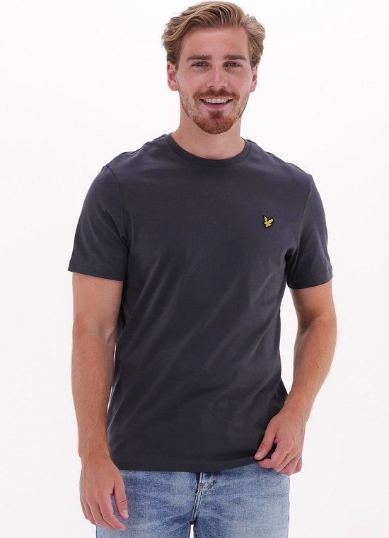 Lyle and Scott Men's Plain T-shirt - Grey - Size S - Modern-fit