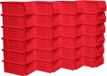 Akro-Mils 30220 AkroBins Plastic Opknoping Stapelbare Opbergorganizer Bin, 7 Inch x 4-Inch x 7-Inch x 3-Inch, Rood, 24-Pack