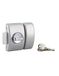 THIRARD Design 5 knopslot voor huisdeur, cilinder 50 mm, staal, 3 sleutels, zilver