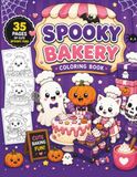 Spooky Bakery Coloring Book – 35 Cute Halloween Baking Coloring Pages for Kids