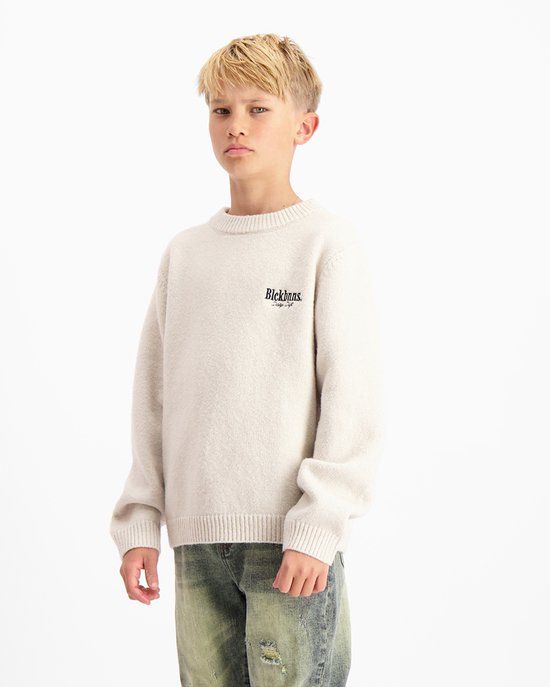 BLACK BANANAS KIDS KNITTED SWEATER BEIGE