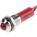RS Pro Voyant LED lumineux rouge Dia. 8mm, 220V AC, IP67