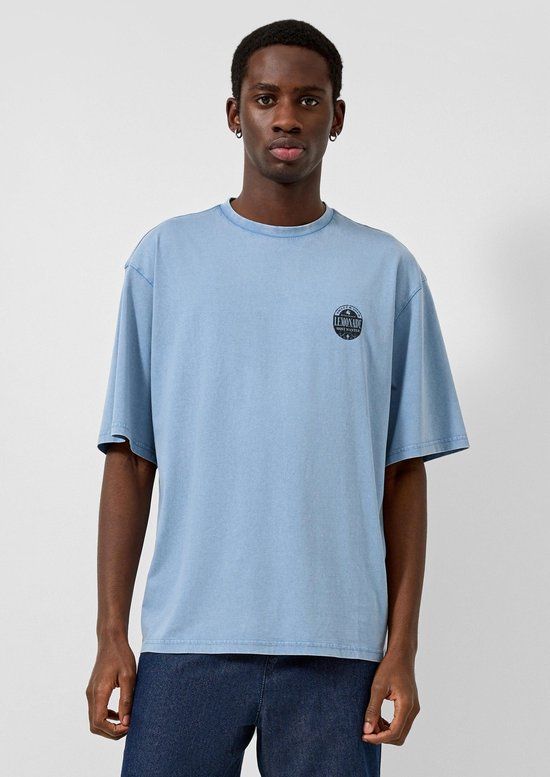 QS s.Oliver T-shirt XL Blauw Katoen