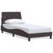vidaXL Bedframe Stof Donkerbruin 80x200 cm