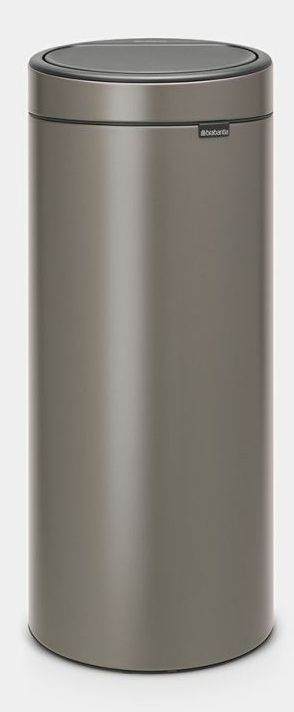Brabantia Touch Bin Prullenbak - 30 liter - Platinum