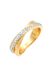 Elli Elli Ring Dames wikkelring met kristallen in 925 Sterling Zilver