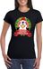 Pinguin T-shirt de Noël noir Merry Christmas pour femmes - T-shirts de Noël XS