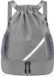 Ibenzoa® Sac de sport robuste et spacieux avec cordon de serrage - Gris
