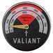 Valiant Magnetische Log Brander & Kachel Thermometer-Rood, 63mm