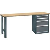 Lista Werkbank 4 lades 27x36E - Hoogte 840 mm
