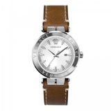 Versace VE2G00121 horloge mannen - Roestvrij Staal - zilver