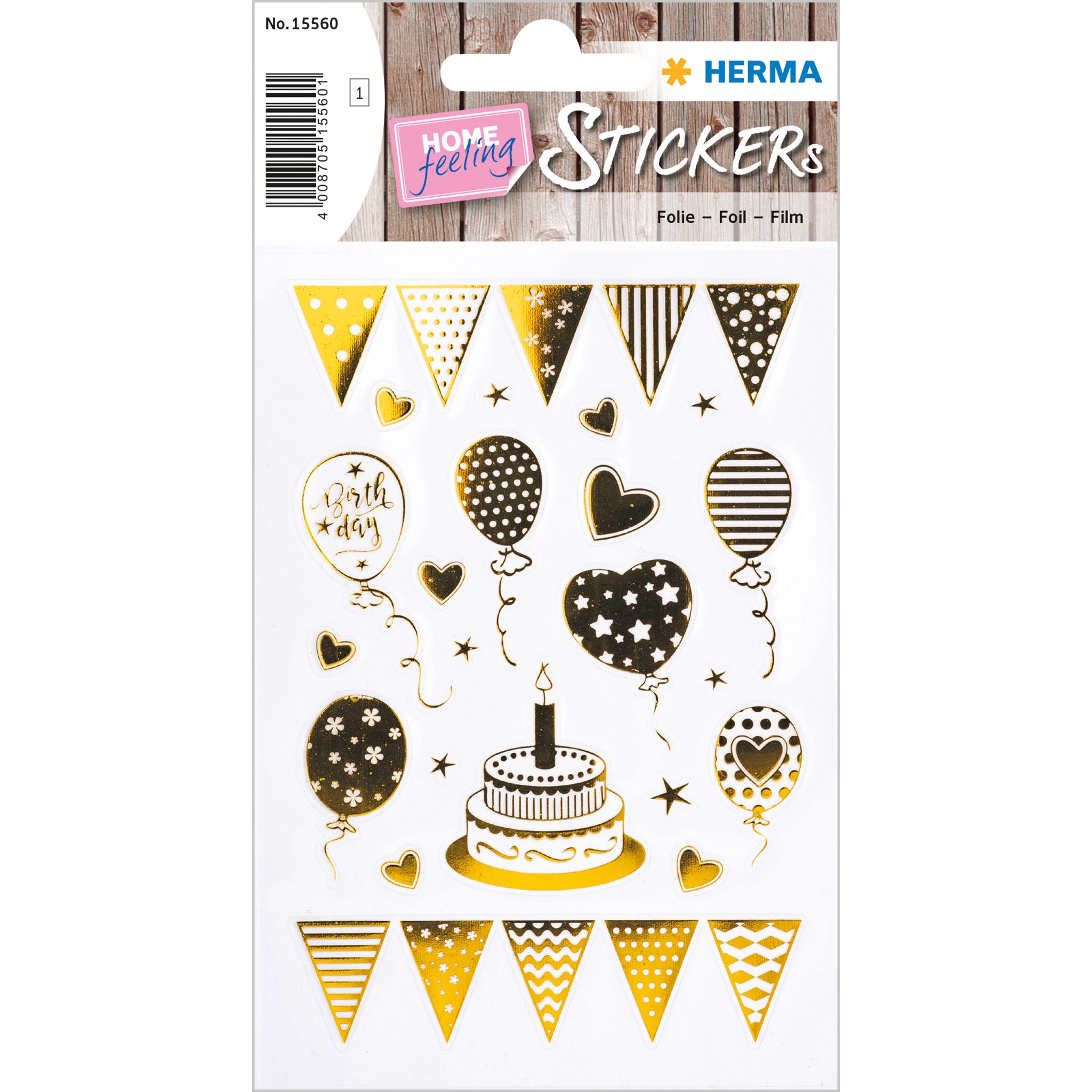HERMA 15560 Stickers - Goud - Unisex