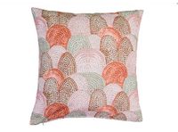 RIOMA Kussen met vulling indoor outdoor Borzi roze 50 x 50 cm